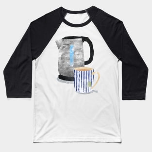 Tea kettle and mug Baseball T-Shirt